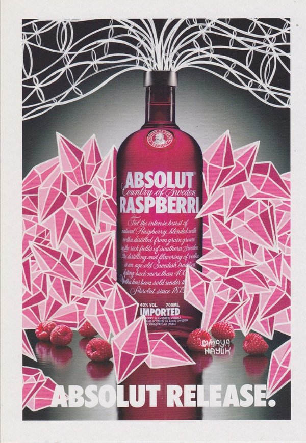 ABSOLUT RELEASE IV (Veröffentlichung) - Absolut Vodka Sweden - Promo-Card aus Italien