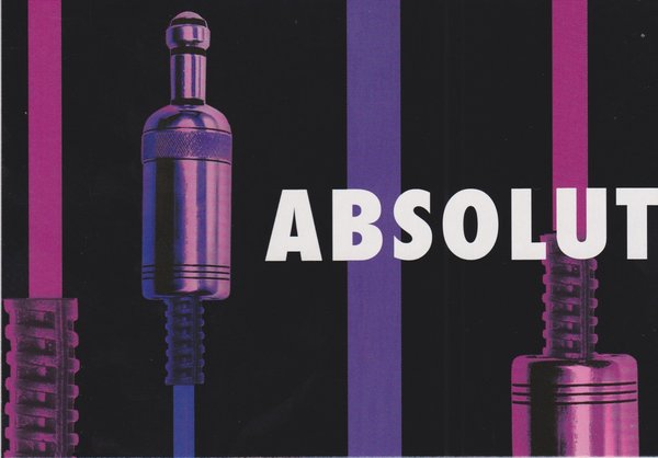 ABSOLUTTRACKS.COM - Komplett-Satz -  (Musik, Songs) - Absolut Vodka Sweden - Promo-Card aus Italien