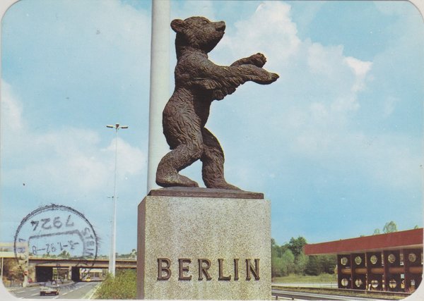 BERLIN 832 (4x) - Express-Postkarte - mit Letzttags-Tagesstempel 31-12-1991 Postamt 1107 Rosenthal