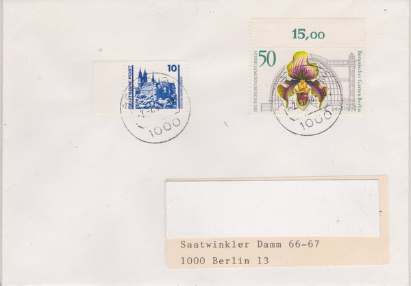 DP 3344, BERLIN 602 - Drucksache - (Bauwerke + Denkmäler ua) - Ersttags-Tagesstempel vom 02-07-1990