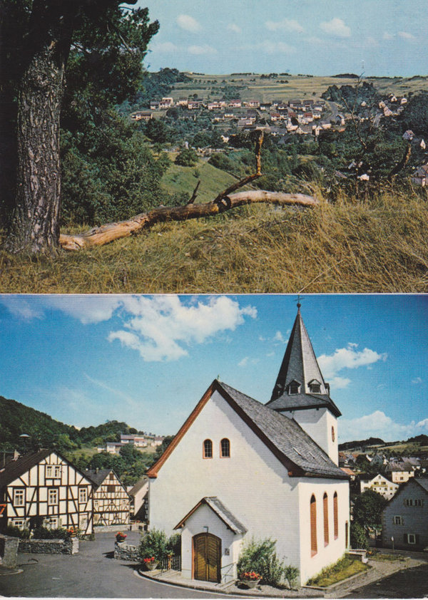BUND 850 Postkarte <Industrie+Technik> mit Tagesstempel Donsbach (Westerwald) vom 06-08-1977