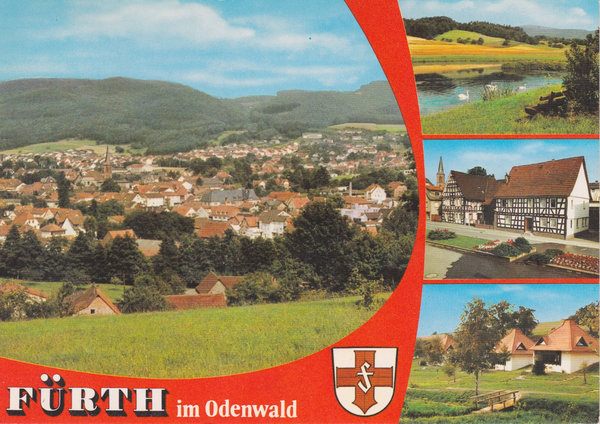 BUND 851 Standard-Postkarte <Industrie+Technik> mit Tagesstempel Fürth/Odenwald vom 02-06-1980