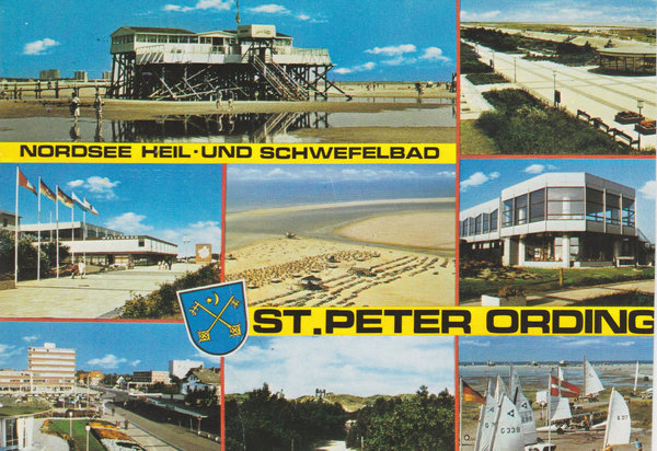 BUND 851 Standard-Postkarte <Industrie+Technik> mit Tagesstempel Husum (Schl. Hol.) )vom 12-07-1980