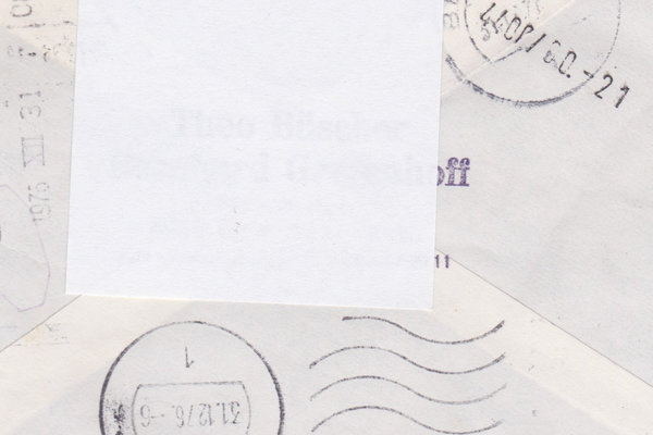 BUND 700, 858 Expressbrief <Unfallverhütung ua> mit Tagesstempel Gronau vom 30-12-1976