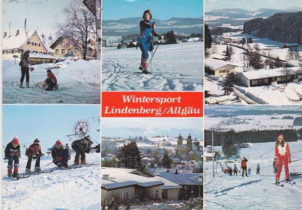 BUND 1038A Standard-Postkarte  <Burgen und Schlösser> mit Werbestempel Lindenberg Allg. 24-02-1982